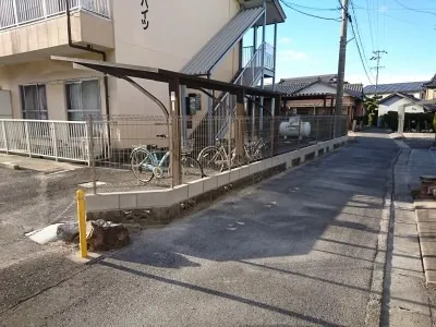 ブロック塀解体→ユメッシュフェンス取付