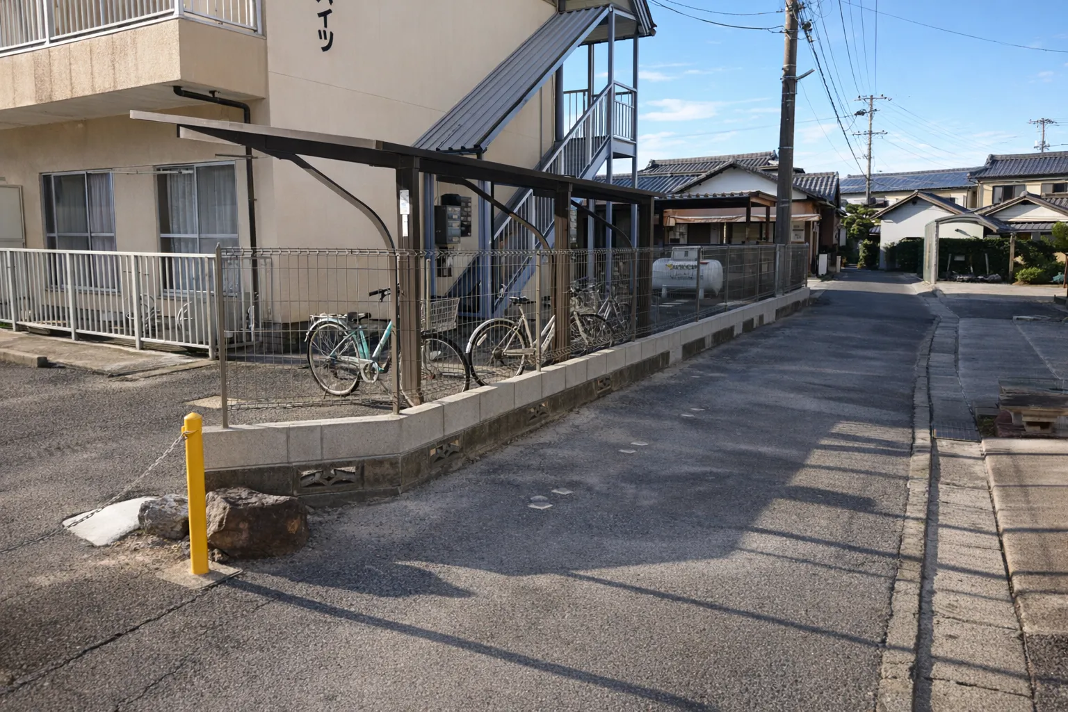 メッシュフェンス取付